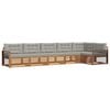 vidaXL Set de canapele de exterior 6 buc. Gri natural și deschis
