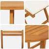 vidaXL Set bistro 3 pcs Maro lemn masiv de acacia