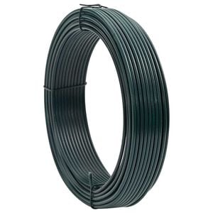 vidaXL S&acirc;rmă de legare pentru gard Verde 80 m PVC