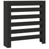 vidaXL Mască pentru calorifer, negru, 78x20x82 cm, lemn prelucrat