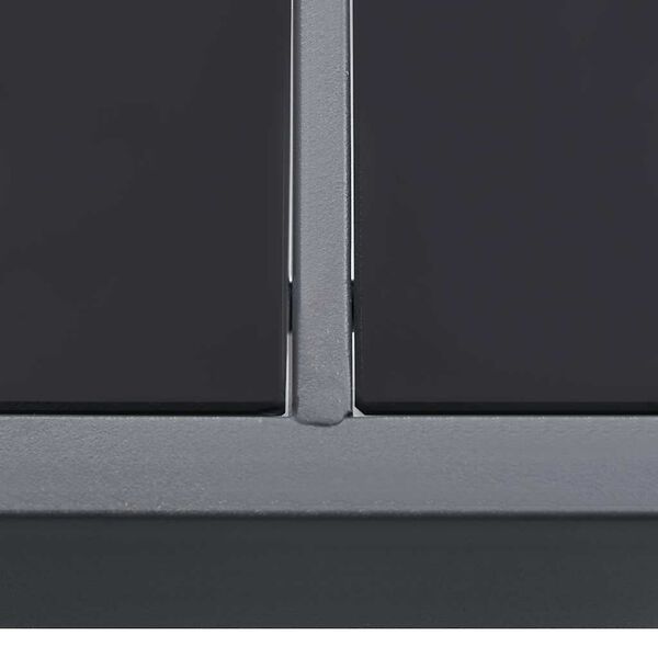 vidaXL Masă de exterior, antracit, 190x90x74 cm, oțel