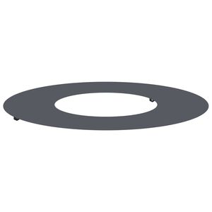 vidaXL potrivit pentru inel de copac plat Antracit &Oslash;30 / 60 cm Oțel