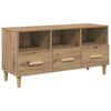 vidaXL Cabinet TV 102 x 36 x 50 cm Stejar artizanal Lemn prelucrat
