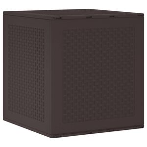 vidaXL Cutie de depozitare Maro 55 x 53 x 57 cm Polipropilenă