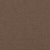 vidaXL Canapea cu 2 locuri, maro, 120 cm, material textil