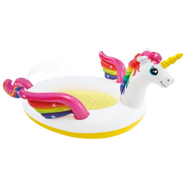 Intex Piscină cu pulverizare Unicorn, 272x193x104 cm