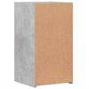 vidaXL Noptiere, 2 buc., gri beton, 35x34x65 cm, lemn prelucrat