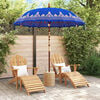 vidaXL Parasol Balinez albastru 215 x 215 x 260 cm