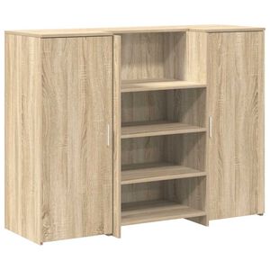 vidaXL Birou de recepție Stejar Sonoma 135x50x103,5 cm Lemn prelucrat