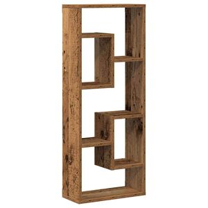 vidaXL Raft de perete din lemn vechi 36x16x90 cm, lemn stratificat