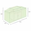 Perel Garden Husă pentru grătar de exterior, 175 cm