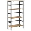 vidaXL Raft pentru cărți 3 niveluri 60 x 29,5 x 115 cm Lemn prelucrat