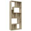 vidaXL Bibliotecă, stejar Sonoma, 67 x 24 x 161 cm, lemn prelucrat
