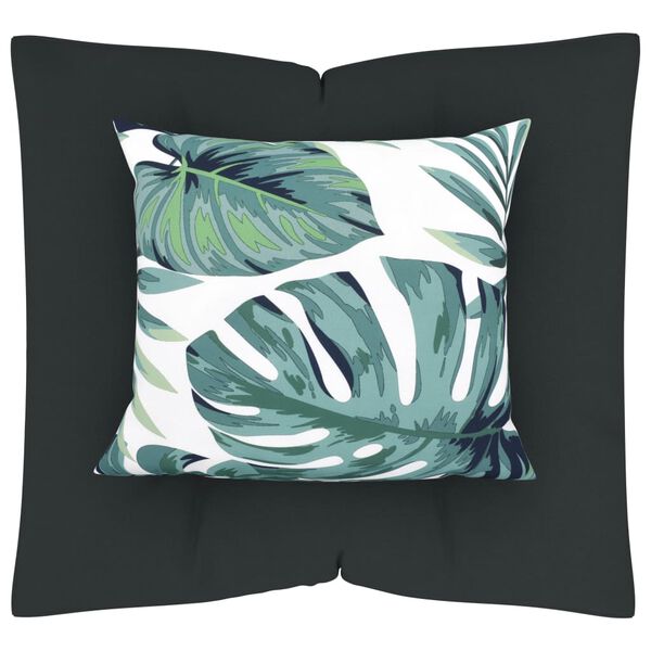 vidaXL Perne de canapea din paleți, 2 buc., antracit, material textil