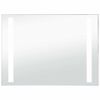 vidaXL Oglindă cu LED pentru perete de baie, 100 x 60 cm