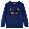 vidaXL Bluzon pentru copii, bleumarin, 128