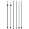 vidaXL St&acirc;lpi telescopici pentru prelată, 2 buc., 102-260 cm, aluminiu