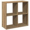 vidaXL Bibliotecă/separator, stejar artizanal, 69,5x29x69,5 cm, lemn