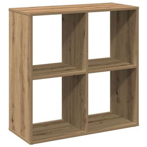 vidaXL Bibliotecă/separator, stejar artizanal, 69,5x29x69,5 cm, lemn