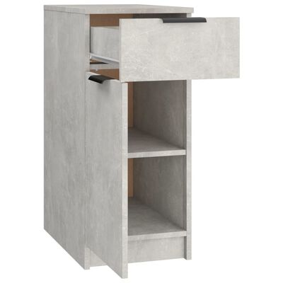 vidaXL Dulap de birou, gri beton, 33,5x50x75 cm, lemn prelucrat