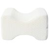 vidaXL Knee Pillow Alb Spumă cu memorie și poliester 26 x 21,5 x 15 cm