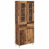 vidaXL Bufet 2 buc. Lemn vechi 69,5 x 34 x 180 cm Lemn prelucrat