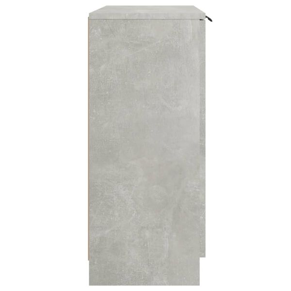 vidaXL Dulap, gri beton, 60x30x70 cm, lemn prelucrat