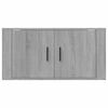 vidaXL Dulap TV montat pe perete, gri sonoma, 80x34,5x40 cm