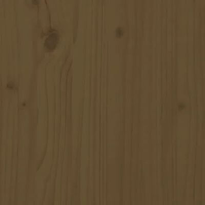 vidaXL Cadru de pat, maro miere, 120x200 cm, lemn masiv de pin