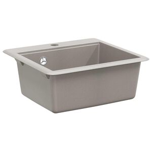 vidaXL Chiuvetă Gri 470 x 440 mm Granit