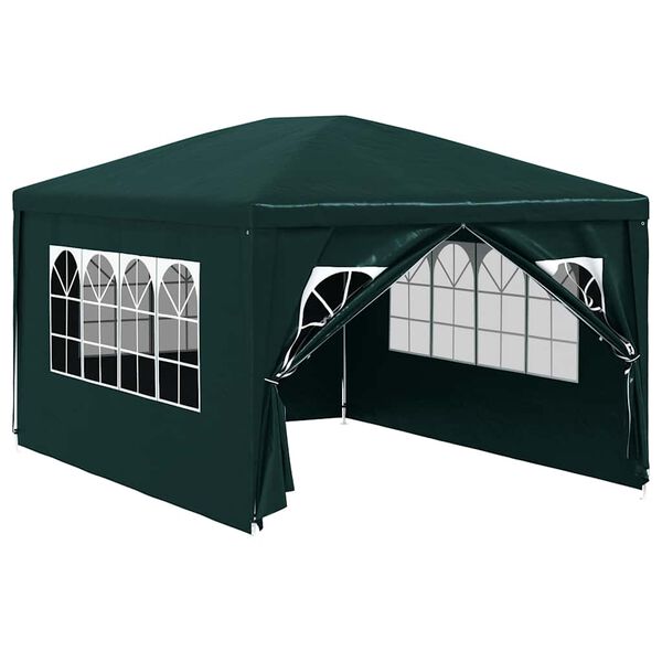 vidaXL Cort de petrecere, verde, 3 x 4 m
