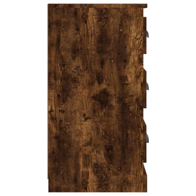 vidaXL Servantă, stejar afumat, 70x35,5x67,5 cm, lemn prelucrat