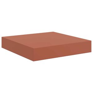 vidaXL Raft de perete 4 buc. Roșu 23 x 23,5 x 3,8 cm Lemn prelucrat