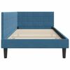 vidaXL Cadru de pat colțar cu headboard albastru 90 x 200 cm Catifea