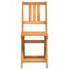 vidaXL Scaun pentru Grădină 4 pcs Ulei Natural 40 x 42 x 85 cm