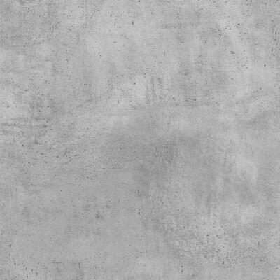vidaXL Dulap cu roți, gri beton, 60x22x79 cm, lemn prelucrat