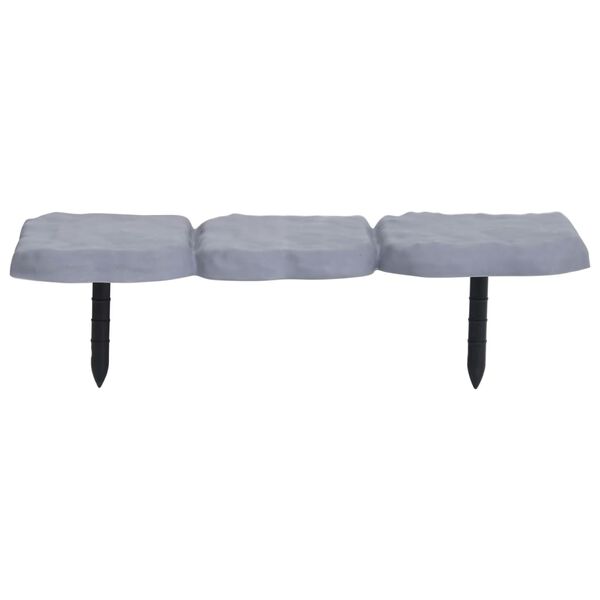 vidaXL Borduri de gazon cu țăruși, 30 buc., PP