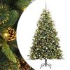 vidaXL Pom de Crăciun Artificial cu Ramuri Articulare și Conuri 240 cm