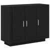 vidaXL Bufet Stejar Negru 92 x 35 x 75 cm Lemn prelucrat