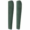 vidaXL Tăblie pat cu aripioare verde închis 83x23x118/128 cm catifea