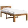 vidaXL Cadru de pat single cu tablie ROSTOCK natural 90 x 200 cm
