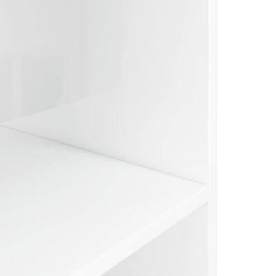 vidaXL Suport acvariu alb extralucios, 60,5x36x72,5 cm, lemn prelucrat