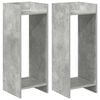 vidaXL Suport pentru plante 2 buc. Gri Beton 30 x 30 x 80 cm