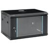 vidaXL Dulapuri server cu depozitare Black 600 x 450 x 375 mm Oțel