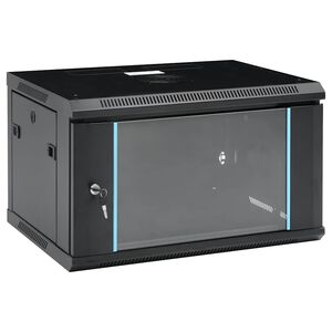 vidaXL Dulap de server, montare pe perete, 6U, 19" IP20 600x450x350 mm