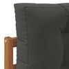 vidaXL Set de canapele de exterior Lemn de acacia solid și poliester
