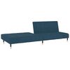 vidaXL Canapea extensibilă cu 2 locuri, albastru, catifea