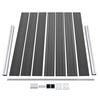 vidaXL Set panouri gard, 353x146 cm, negru, WPC