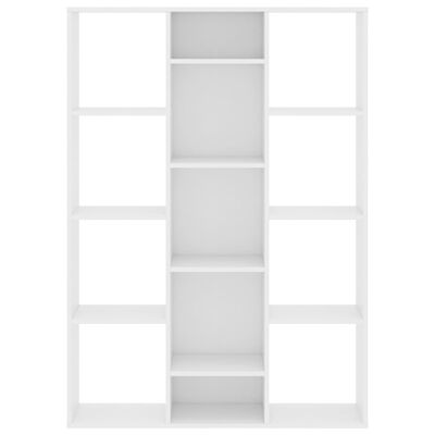 vidaXL Separator cameră/Bibliotecă, alb, 100x24x140 cm, PAL