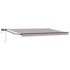 vidaXL Marchiză retractabilă manuală cu led-uri 4 &times; 3 m